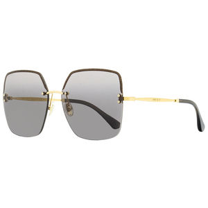 Jimmy Choo Square Sunglasses Tavi/S 2F79O Gray/Gold 60mm